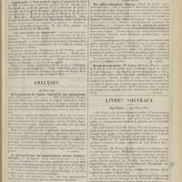 0103 - Page 91 - Chronique et nouvelles scientifiques. L'orchestre médical / Réhabilitation du Docteur Boileux / Nécrologie / « Les dimanches du praticien » / Analyses. Médecine. De l'application du régime végétarien aux épileptiques. (Ann. médico-psych...). [P. Camus] / La plasmothérapie des épanchements séreux (autosérothérapie). (V. Audibert. Journ. méd. franc...). [L. Gayard] / Chirurgie. Des adéno-phlegmons iliaques. (Thèse de Paris, 1910 ; Steinheil édit.). [M. Lance] / Un cas de troirchidie. (P. Lerat (d'Uccle). [L. Gayard] / Livres nouveaux. Guy Patin, par Pierre Pic. [A. Gaullieur l'Hardy]