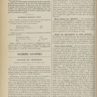 0126 - Page 114 - Médecine pratique. Traitement des hémorragies intestinales de la fièvre typhoïde / Traitement interne du lupus / Sociétés savantes. Société de chirurgie. (Séance annuelle du 18 janvier 1911) / Société de neurologie. (Séance du 12 janvier 1911). Syndrome cérébelleux unilatéral (note complémentaire sur le malade présente, le 14 décembre dernier, par MM. Babinski et Jumentié). M. Laignel-Lavastine / Naevus linéaire non radiculaire. M. Laignel-Lavastine / Spasme des oculo-moteurs et crises comitiales. M. Achard / Pseudo-tumeur cérébrale. M. Claude / Sur le traitement de la névralgie faciale. M. Baudouin