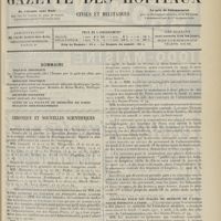 0173 - Page 161 - Sommaire / Chronique et nouvelles scientifiques. Hôpitaux de Paris / Concours pour dix places de médecin de l'assistance médicale à Paris / Facultés de médecine. (Voir la suite des Nouvelles, p. 170)