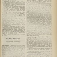0211 - Page 199 - Revue générale. Des troubles oculaires au cours de l'albuminurie gravidique ; par M. R. Burnier... IV. Traitement / Sociétés savantes. Société de chirurgie. (Séance du 1er février 1911). Abcès cérébelleux. M. Kirmisson / Infection amibienne. M. Potherat, à propos des deux cas de M. Jacob, rapportés par M. Sieur / Plaie de l'estomac par balle de revolver. M. Hartmann, sur une observation adressée par M. Baudet / Tumeur abdominale syphilique. M. Potherat, sur une observation de M. Meslay...