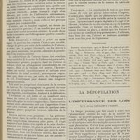 0221 - Page 209 - La torsion de l'utérus ; par le Docteur Ch. Girod... / La dépopulation et l'impuissance des lois ; par le Docteur Gaullieur l'Hardy