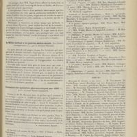 0225 - Page 213 - Livres nouveaux. La vie sexuelle et ses lois, par le Docteur Anton Nyström... [A. Gaullieur l'Hardy] / Le milieu médical et la question médico-social. [Les études contemporaines], par le Docteur Grasset. [L. Babonneix] / Formulaire des spécialités pharmaceutiques pour 1910, par le Docteur Victor Gardette. [A. Gaullieur l'Hardy] / Avis / Actes de la Faculté de médecine de Paris du 13 au 18 février 1911. Examens de doctorat / Thèses