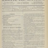 0245 - Page 233 - Sommaire / Chronique et nouvelles scientifiques. Hôpitaux de Paris / Faculté de médecine de Paris / Écoles de médecine / Marine / Les appellations dans l'armée / La commission parlementaire d'hygiène / Statistique / Les produits pharmaceutiques au Japon