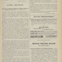 0257 - Page 245 - Formulaire. Friabilité des ongles / Livres nouveaux. Consultations médicales. Maladies de l'appareil digestif et de l'appareil respiratoire, par H. Huchard. [L. Babonneix] / L'Homosexualité et les types homosexuels, par le Docteur Laupts... [A. Gaullieur l'Hardy] / Bulletin bibliographique / Articles originaux des principales publications françaises et étrangères. Archives de médecine et de pharmacie militaires / Bulletin médical