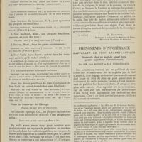 0267 - Page 255 - Questions d'hygiène urbaine. Les immondices de Paris ; au Docteur Fr. Le Sourd. (A suivre) / Phénomènes d'intolérance rappelant le choc anaphylactique observés chez un malade ayant reçu quatre injections d'arsénobenzol, par MM. Paul Ravaut et R.-J. Weissenbach