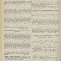 0304 - Page 292 - Livres nouveaux. Précis de parasitologie, par E. Brumpt... [A. Gaullieur l'Hardy] / Le tronc coeliaque, par Pierre Descomps.. [M. Lance] / Précis de pathologie chirurgicale. Tome III : Glande mammaire ; Abdomen, par P. Duval, A. Gosset, P. Lecène, Ch. Lenormant.. [M. Lance] / La stabilité de la vie. Etude énergétique de l'évolution des espèces, par Félix Le Dantec... [A. Gaullieur l'Hardy] / Actes de la Faculté de médecine de Paris du 27 février au 4 mars 1911. Examens de doctorat