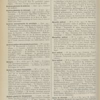 0322 - Page 310 - Articles originaux des principales publications françaises et étrangères. Archives des maladies de l'appareil digestif / Archives générales de médecine / Archives générales de chirurgie / Archives internationales de neurologie / Archives médico-chirurgicales de province / Biologica / Bulletin d'oto-rhino-laryngologie / Bulletin général de thérapeutique / Bulletin médical / Gazette hebdomadaire des sciences médicales de Bordeaux / Marseille médical / Montpellier médical / Nord médical / Paris médical / Revue de chirurgie