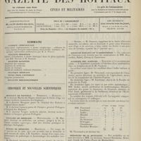 0325 - Page 313 - Sommaire / Chronique et nouvelles scientifiques. Hôpitaux de Province / Facultés de médecine / Écoles de médecine / Asiles de Bailleul et d'Armentières / Académie des sciences / Médailles de la mutualité