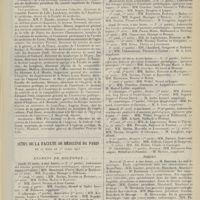 0487 - Page 475 - Chronique et nouvelles scientifiques. Exposition de Dresde / Actes de la Faculté de médecine de Paris du 27 mars au 1er avril 1911. Examens de doctorat / Thèses
