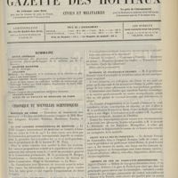 0533 - Page 521 - Sommaire / Chronique et nouvelles scientifiques. Hôpitaux de Paris / Le XVIIe Congrès international de médecine / Congrès des praticiens / Hommage au Professeur Grasset / Leçon sur la haute fréquence / Chemins de fer de Paris-Lyon-Méditerranée
