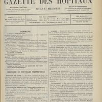 0545 - Page 533 - Sommaire / Chronique et nouvelles scientifiques. Hôpitaux de Paris / Concours de médecin de l'assistance médicale / Facultés de médecine / Guerre / Le IIIe Congrès de physiothérapie des médecins de langue française / Société de l'internat / Statistique / Nécrologie / Erratum