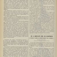 0568 - Page 556 - Contribution à l'étiologie du cancer de l'oesophage ; par M. Guisez... / De la mortalité chez les diabétiques à Paris et dans le département de la Seine ; par M. J. Le Goff...