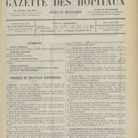 0577 - Page 565 - Sommaire / Chronique et nouvelles scientifiques. Guerre / V.-E.-M. 1911 / Enseignement de la radiologie médicale