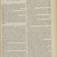 0677 - Page 665 - Revue générale. La pancréatique hémorragique ; par M. Henri Bertier. I. Historique / II. Etiologie et pathogénie