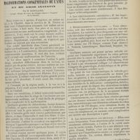 0693 - Page 681 - Clinique chirurgicale. Symptômes, diagnostic et traitement des malformations congénitales de l'anus et du gros intestin ; par M. Mauclaire...