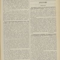 0699 - Page 687 - Sociétés savantes. Société d'études scientifiques sur la tuberculose. (Séance du 9 mars 1911). Réactions alvéolaires au cours de la tuberculose décelées par l'examen cytologique des crachats. MM. Fernand Bezançon, J. de Jong et Braun / Plusieurs faits de tuberculose spontanée de l'aorte, chez le chien. M. G. Petit... / Analyses. Médecine. Dystrophies en relation avec des lésions de capsules surrénales : hirsutisme et progeria. (Apert. Bull. de la Soc. de pédiat...). [L. Babonneix] / La dégénérescence néoplasique des ganglions sus-claviculaires gauches au cours des cancers de l'estomac. (Il Morgagni Archivio...). [A. Gaullieur l'Hardy] / Le pancréas dans le diabète pancréatique. (Gellé. Bull de la Soc. Anat...). [L. Alquier]