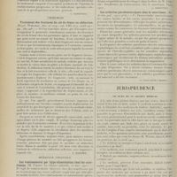 0732 - Page 720 - Analyses. Médecine. Les réactions générales d'origine colique ; étude clinique. (Louis Marre. Th. de Paris...). [L. Babonneix] / Chirurgie. Traitement des fractures du col du fémur en abduction. (Royal Whilman. Ann. Of. Surg...). [F. Gardner] / Médecine infantile. Les vomissements par hypo-alimentation chez les nourrissons. (M. Variot. La clinique infantile...). [L. Babonneix] / Les arthrites purulentes aiguës chez le nourrisson. (Riv. de clin. ped...). U. Trinci. [A. Gaullieur l'Hardy] / Jurisprudence. Le duel et le secret médical. [R. Marcel Petit]