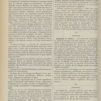 0758 - Page 746 - Revue générale. La syphilis linguale ; par M. Gaston Seguinot... II. Pronostic / III. Diagnostic