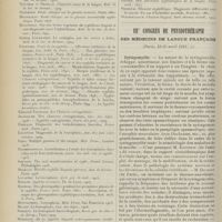 0762 - Page 750 - Revue générale. La syphilis linguale ; par M. Gaston Seguinot... IV. Traitement / IIIe Congrès de physiothérapie des médecins de langue française. [Paris, 18-20 avril 1911]. Syringomyélie