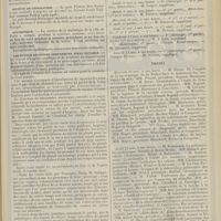 0771 - Page 759 - Chronique et nouvelles scientifiques. L'association corporative des étudiants en médecine de Paris / Société de géographie / Statistique / Les tuyaux de cuivre adducteurs d'eau potable / Nécrologie. (Voir la suite des nouvelles, p. 768) / Actes de la Faculté de médecine de Paris du 8 au 13 mai 1911. Examens de doctorat / Thèses