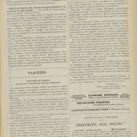 0797 - Page 785 - Sociétés savantes. Société de biologie. (Séance du 29 avril 1911). Etude expérimentale du pemphigus infectieux aigu. MM. Levaditi et Landsteiner / Effets de la ligature des artères du corps thyroïde sur la structure de cette glande. Note de M. H. Alamartine, présentée par M. Antonin Poncet / Variétés. Chirurgie de guerre. Balles de contour et balles modernes. [Dr Bonnette...] / Notes pour l'internat. Phlegmatia Alba Dolens