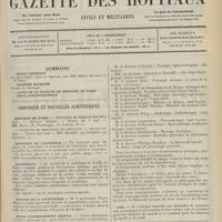 0801 - Page 789 - Sommaire / Chronique et nouvelles scientifiques. Hôpitaux de Paris / Ministère de l'intérieur / Statistique / Hospice de la Salpêtrière / École d'enseignement médical / Avis / Renseignements