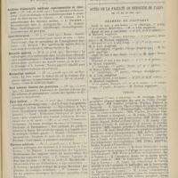 0803 - Page 791 - Articles originaux des principales publications françaises et étrangères. Archives d'électricité médicale expérimentales et cliniques / Lyon chirurgical / Marseille médical / Montpellier médical / Nord médical. Gazette des praticiens / Paris médical / Province médicale / Progrès médical / Revue de la tuberculose / Semaine médicale / Actes de la Faculté de médecine de Paris du 15 au 20 mai 1911. Examens de doctorat / Thèses