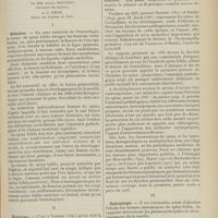 0805 - Page 793 - Revue générale. Le spina Bifida ; par MM. Albert Mouchet... et O. Pizon... I. Définition / II. Historique / III. Embryologie