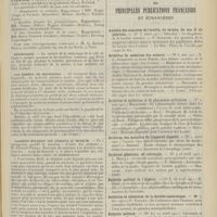 0851 - Page 839 - Chronique et nouvelles scientifiques. Guerre / Le IIe Congrès de l'association internationale d'urologie / Statistique / Un erreur de diagnostic / Comment meurent les animaux au muséum / Articles originaux des principales publications françaises et étrangères. Annales des maladies de l'oreille, du larynx, du nez et du pharynx / Archives de médecine des enfants / Archives de médecine et de pharmacie militaires / Archives générales de chirurgie / Bulletin médical de l'Algérie / Bulletins et mémoires de la société anatomique / Bulletin médical / Bulletin général de thérapeutique