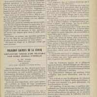 0873 - Page 861 - Clinique chirurgicale. Une statistique hospitalière pendant deux ans ; par M. Mauclaire... / Phlegmon ligneux de la cuisse. Complication tardive d'une kélotomie pour hernie crurale étranglée ; par MM. Worms... et Hamant...