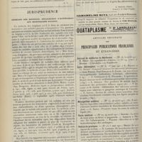 0878 - Page 866 - Pratique médicale. Un traitement des troubles gastro-intestinaux de la première enfance / Jurisprudence. Médecins des hôpitaux. Réclamation d'honoraires aux hospitalisés payants. [R. Marcel Petit] / Articles originaux des principales publications françaises et étrangères. Journal de médecine de Bordeaux / Lyon chirurgical / Montpellier médical / Paris médical / Pédiatrie pratique