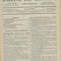 0881 - Page 869 - Sommaire / Chronique et nouvelles scientifiques. Hôpitaux de Paris / Concours du prosectorat / Concours du l'Adjuvat / Ministère de l'intérieur / Pour l'enseignement classique / Fondation Carnegie / La statue du Professeur Albarran / Hôpital de la Charité / Nécrologie / Renseignements