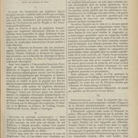 0933 - Page 921 - Revue générale. Les néphrites hématuriques ; par M. R. de Berne Lagarde... I / II. Etiologie et anatomie pathologique / III. Symptomatologie