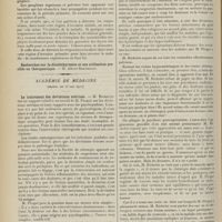 0938 - Page 926 - Sociétés savantes. Académie des sciences. (Séance du 15 mai 1911). Sur la région d'invasion primaire de la syphilis. M. H. Hallopeau / Académie de médecine. (Séance du 23 mai 1911). Le traitement des déviations utérines. M. Richelot, sur un travail de M. Picqué