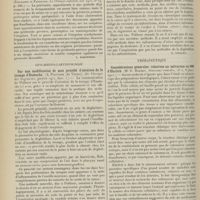0954 - Page 942 - Analyses. Médecine. Origine sanguine des pneumonies et des bronchopneumonies. (E. Joltrain. Th. de Paris... Asselin et Houzeau). [L. Babonneix] / La péritonite de la période éruptive de la scarlatine. (Touraine et Fenestre. La clinique infantile...). [L. Babonneix] / Oto-rhino-laryngologie. Sur une modification de mon procédé d'aération de la trompe d'Eustache. (A. Politzer... Die Thérapie der Gegenwart...). [P. Viollet] / Thérapeutique. Considérations générales relatives au salvarsan ou 606 d'Ehrlich. (M. G. Bardet. Nouveaux remèdes...). [L. Gayard]