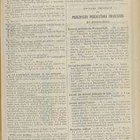 0963 - Page 951 - Chronique et nouvelles scientifiques. Le premier Congrès de médecine légale de langue française / La loi d'assurance anglaise et les médecins / Hôtel avec Hôpital / Chemins de fer de Paris-Lyon-Méditerranée / Articles originaux des principales publications françaises et étrangères. Deutsche medizinische Wochenschrift / Journal des praticiens / Journal des sciences médicales de Lille / Journal médical français / Montpellier médical / Nord médical