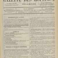 0993 - Page 981 - Sommaire / Chronique et nouvelles scientifiques. Souscription nationale en faveur de la Faculté de médecine et de l'Hôpital français de Beyrouth / Concours de l'adjuvat / Faculté de médecine de Paris / Hôpital Saint-Joseph / Écoles de médecine / Guerre / Nouvel Hôpital / Nécrologie / École d'enseignement médical / Internat des asiles
