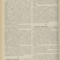 1014 - Page 1002 - Revue générale. Les occlusions aiguës haut situées de l'intestin ; par MM. Corsy et H. Dor. VI. Etiologie. Pathogénie / VII. Anatomie pathologique / VIII. Physiologie-pathologique