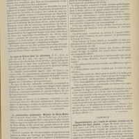 1095 - Page 1083 - Analyses. Médecine. Lait au salvarsan. (Jesionek. Münch. med. Woch...). [A. Lemierre] / Le signe de Grocco dans les pleurésies. (J. C... Arch. de méd. des enf., Rev. gén...). [L. Babonneix] / La poliomyélite épidémique. Maladie de Heine-Medin. (Mme le Docteur Tinel-Giry. Th. de Paris..., A Leclerc, édit.). [P. Gastinel] / Chirurgie. Empoisonnement par l'oxyde de carbone terminé par la gangrène des deux jambes. (Angus Mc Lean. Journ. amer. med. Assoc...). [F. Gardner]