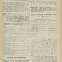 1103 - Page 1091 - Chronique et nouvelles scientifiques. Obsèques de M. Guinard / Marine / Services techniques d'hygiène / Statistique / Nécrologie / Chemins de fer de Paris-Lyon-Méditerranée / Bulletin bibliographique / Actes de la Faculté de médecine de Paris du 3 au 8 juillet 1911. Examens de doctorat / Thèses