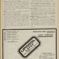 1135 - Page 1123 - Articles originaux des principales publications françaises et étrangères. Académie royale de médecine de Belgique / Biologica / Boston medical and surgical Journal / Centralblatt für innere Medizin / Clinique / Journal de médecine et de chirurgie pratique / Lyon chirurgical / Medizinische Blätter / Revue de médecine