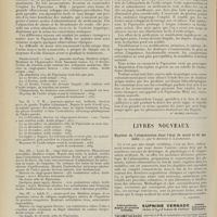 1144 - Page 1132 - Pratique médicale. La diathèse urique et la « pipérazine ». Opinions de la presse médicale étrangère / Livres nouveaux. Hygiène de l'alimentation dans l'état de santé et de maladie, par le Docteur J. Laumonier. [L. Gayard]