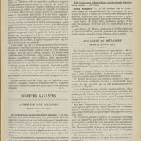 1185 - Page 1173 - Médecine pratique. Indication et technique des injections sous-cutanées d'oxygène / Sociétés savantes. Académie des sciences. (Séance du 26 juin 1911). De l'identification par les empreintes digitales. M. Balthazard / Fonds Bonaparte / Académie de médecine. (Séance du 4 juillet 1911). De l'emploi des sels arsenicaux en agriculture. M. Cazeneuve