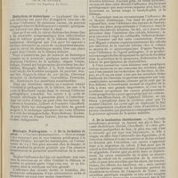 1195 - Page 1183 - Revue générale. Lithiase du canal cholédoque ; par M. Ch. Lévêque... I. Définition et historique / II. Etiologie. Pathogénie