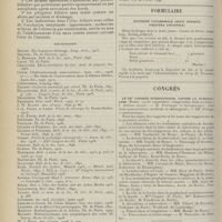 1202 - Page 1190 - Revue générale. Lithiase du canal cholédoque ; par M. Ch. Lévêque... VII. Traitement / Formulaire. Entérite catarrhale aiguë toxique (Choléra infantile) / Congrès. Le VIIe Congrès international contre la tuberculose (Rome, 24-30 septembre)