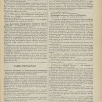 1213 - Page 1201 - Sociétés savantes. Société de chirurgie. (Séance du 5 juillet 1911). Réactions méningitiques au cours d'affections chirurgicales. M. Sieur / Deux observations d'invagination intestinale chez le nouveau-né. M. Kirmisson / Jurisprudence. A qui peut incomber la responsabilité résultant d'une erreur d'impression dans un ouvrage et une publication scientifique ou médicale ?