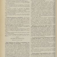1224 - Page 1212 - Sociétés savantes. Académie de médecine. (Séance du 11 juillet 1911). De l'anesthésie générale avec circulation réduite. D'après 1179 cas. M. Delagéniére... / L'emploi des arsenicaux en agriculture. M. Duguet / Société de biologie. (Séance du 8 juillet 1911). Etude comparative des réactions intradermiques, sous-cutanées et focales à la tuberculine. M. A. Sézary / Contribution à l'étude clinique de la poliomyélite expérimentale. MM. Babonneix et Pastia / Nouvelle application de la méthode de Bordet-Gengon au diagnostic de la tuberculose. La réaction de l'antigène (première note : technique). MM. R. Debré et J. Paraf / Différences de structures des tendons de l'aile et de la patte postérieure de la chauve-souris. MM. Ed. Retterer et Lelièvre / La persistance des anticorps hydatiques en rapport avec la récidive des kystes. MM. Ch. Laubry et M. Parvu / Toxicité cérébrale dans l'anaphylaxie. Action préservatrice de la lécithine. MM. Achard et Flandin