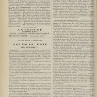 1226 - Page 1214 - Actes de la Faculté de médecine de Paris du 17 au 22 juillet 1911. Thèses / Notes pour l'internat. Abcès du foie. Abcès dysentérique