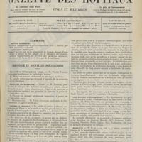 1253 - Page 1241 - Sommaire / Chronique et nouvelles scientifiques. Faculté de médecine de Paris / Facultés de médecine / Contre le choléra / Les Écoles d'infirmières / Erratum / Renseignements