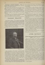 [Charles Nélaton] - Gazette des hôpitaux civils et militaires (Lancette française)